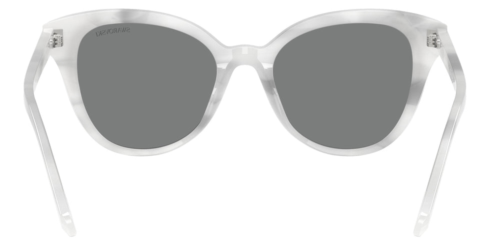 Swarovski SK6031F 104287 54 - Striped White / Dark Gray #id:sk6031f104287_s:106115