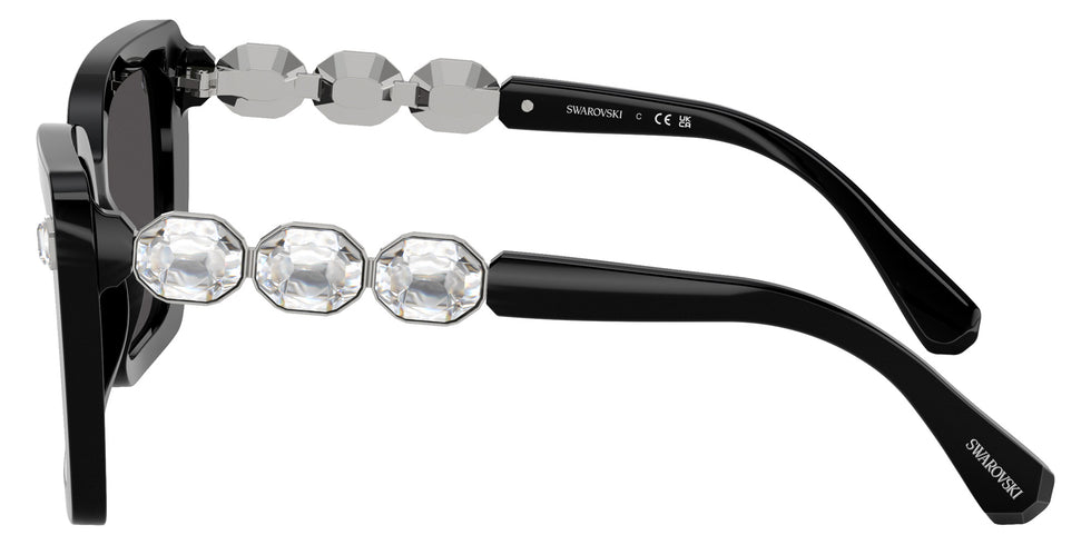 Swarovski SK6032 100187 55 - Black / Dark Gray #id:sk6032100187_s:100110