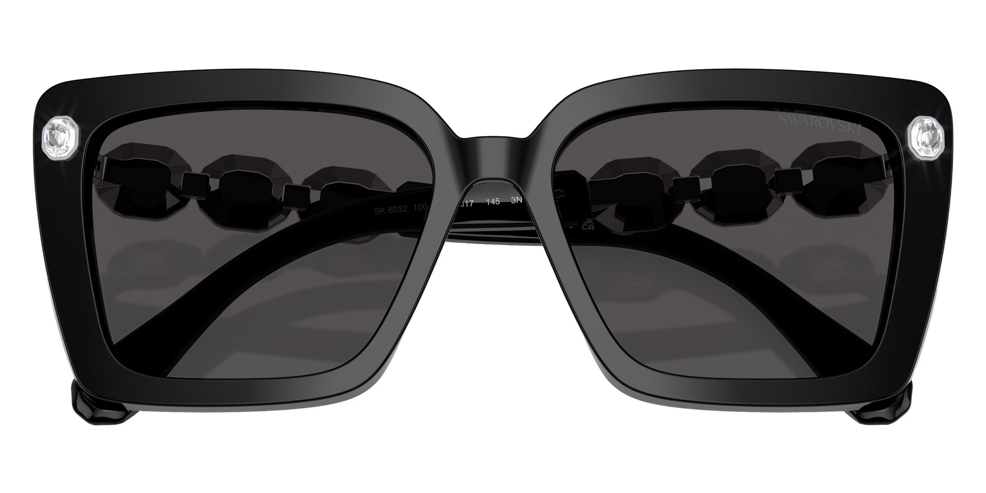 Swarovski SK6032 100187 55 - Black / Dark Gray #id:sk6032100187_s:100120