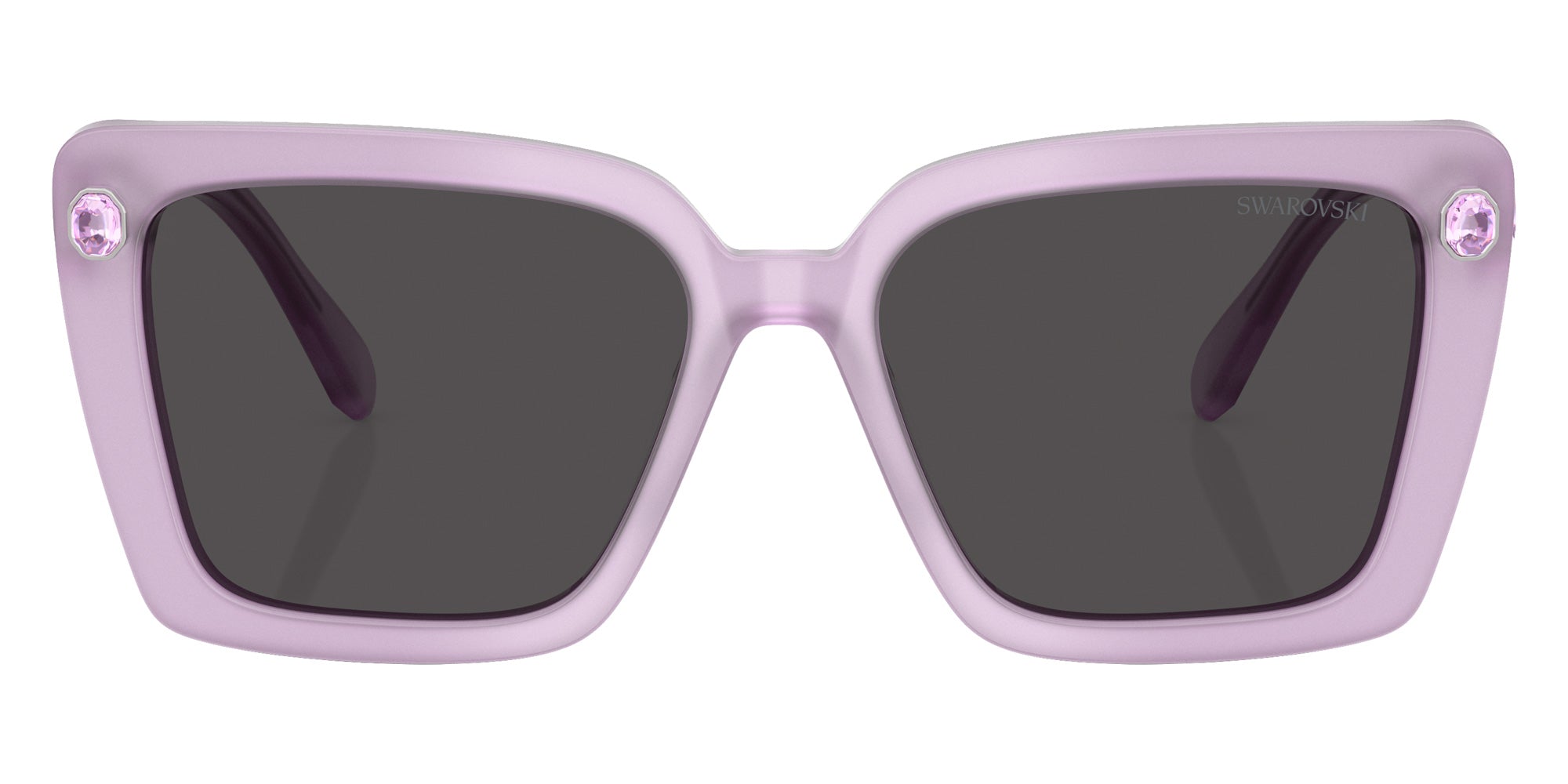 Swarovski SK6032 107587 55 - Milky Lilac / Dark Gray #id:sk6032107587_s:110100