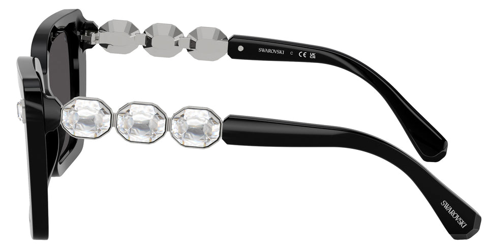 Swarovski SK6032F 100187 55 - Black / Dark Gray #id:sk6032f100187_s:100110