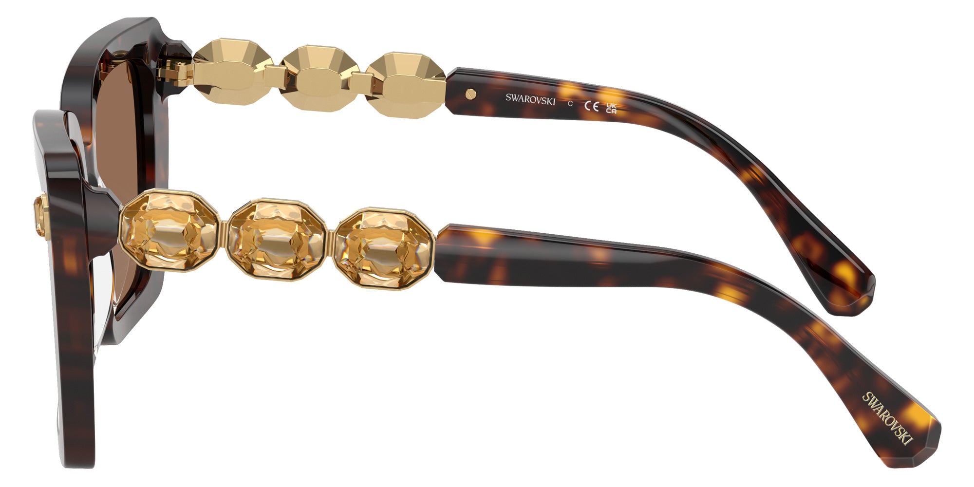 Swarovski SK6032F 100273 55 - Havana / Dark Brown #id:sk6032f100273_s:102110