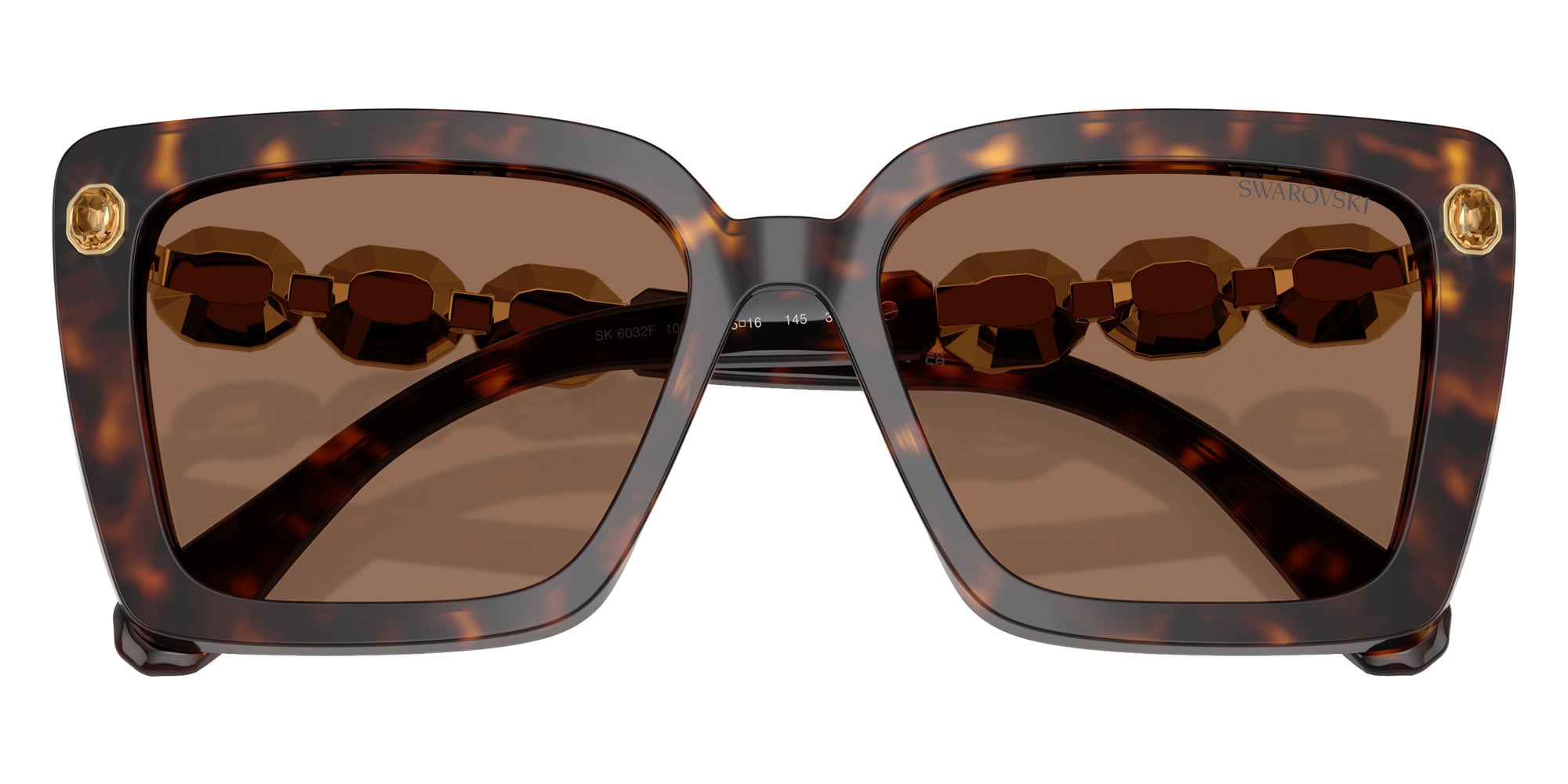 Swarovski SK6032F 100273 55 - Havana / Dark Brown #id:sk6032f100273_s:102120
