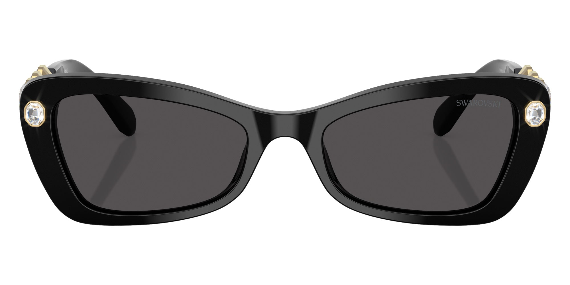 Swarovski SK6033 100187 54 - Black / Dark Gray #id:sk6033100187_s:100100