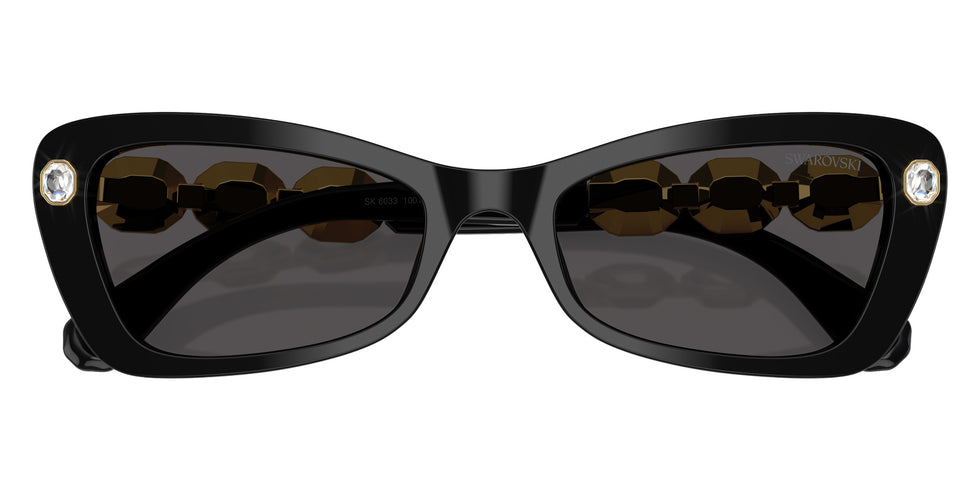 Swarovski SK6033 100187 54 - Black / Dark Gray #id:sk6033100187_s:100120