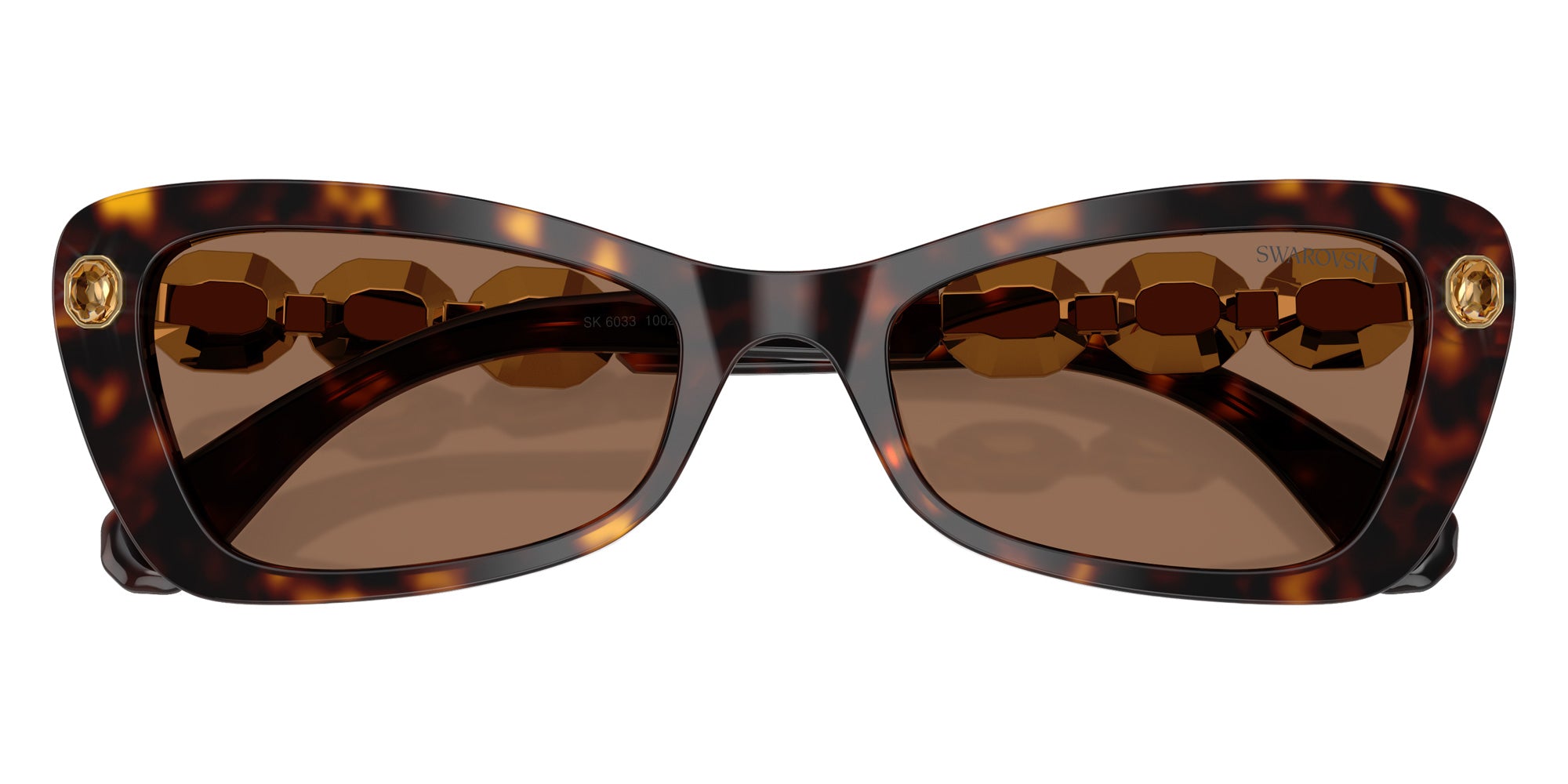 Swarovski SK6033 100273 54 - Havana / Dark Brown #id:sk6033100273_s:102120