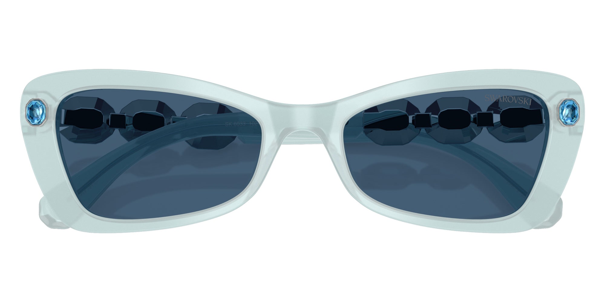 Swarovski SK6033 102455 54 - Milky Blue / Dark Blue #id:sk6033102455_s:104120