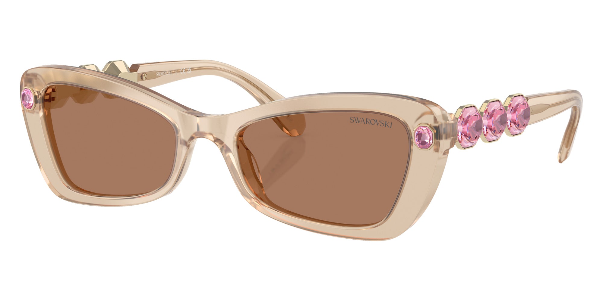 Swarovski SK6033 106673 54 - Milky Beige / Brown #id:sk6033106673_s:108105
