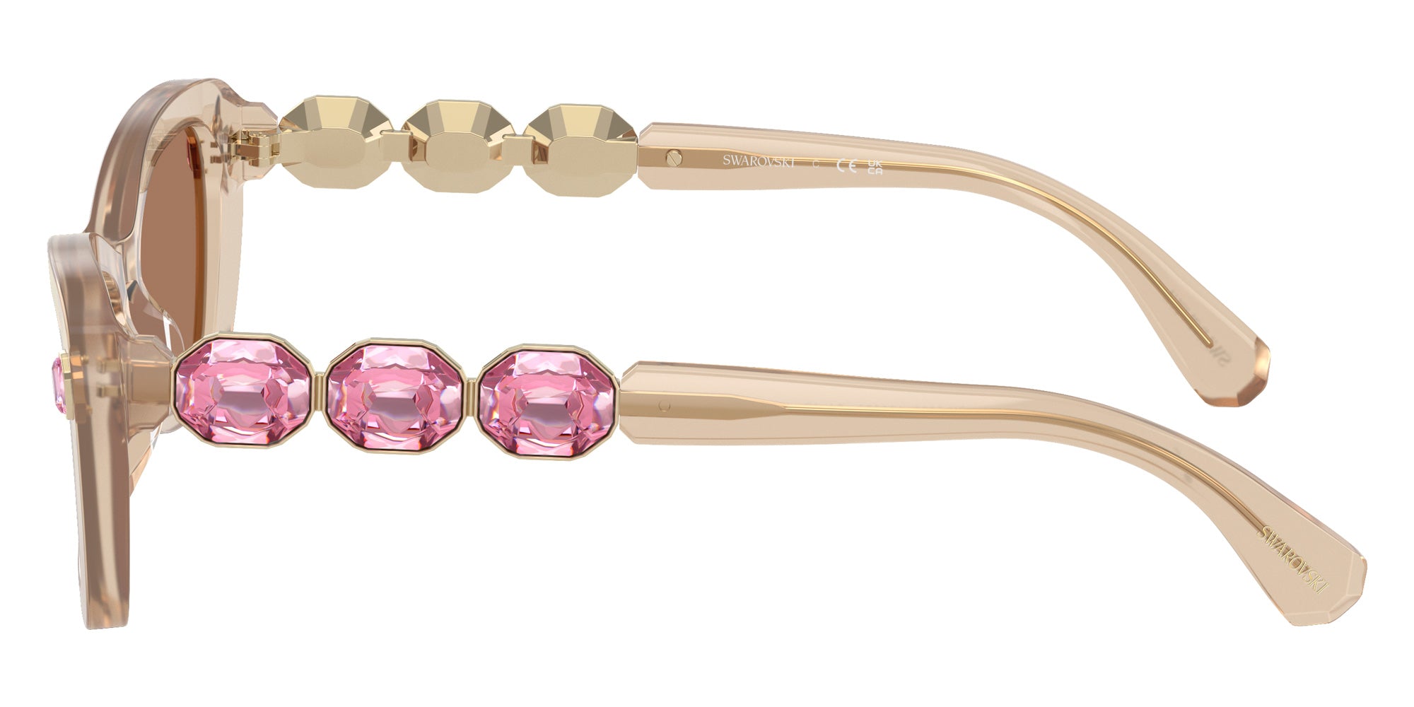 Swarovski SK6033 106673 54 - Milky Beige / Brown #id:sk6033106673_s:108110