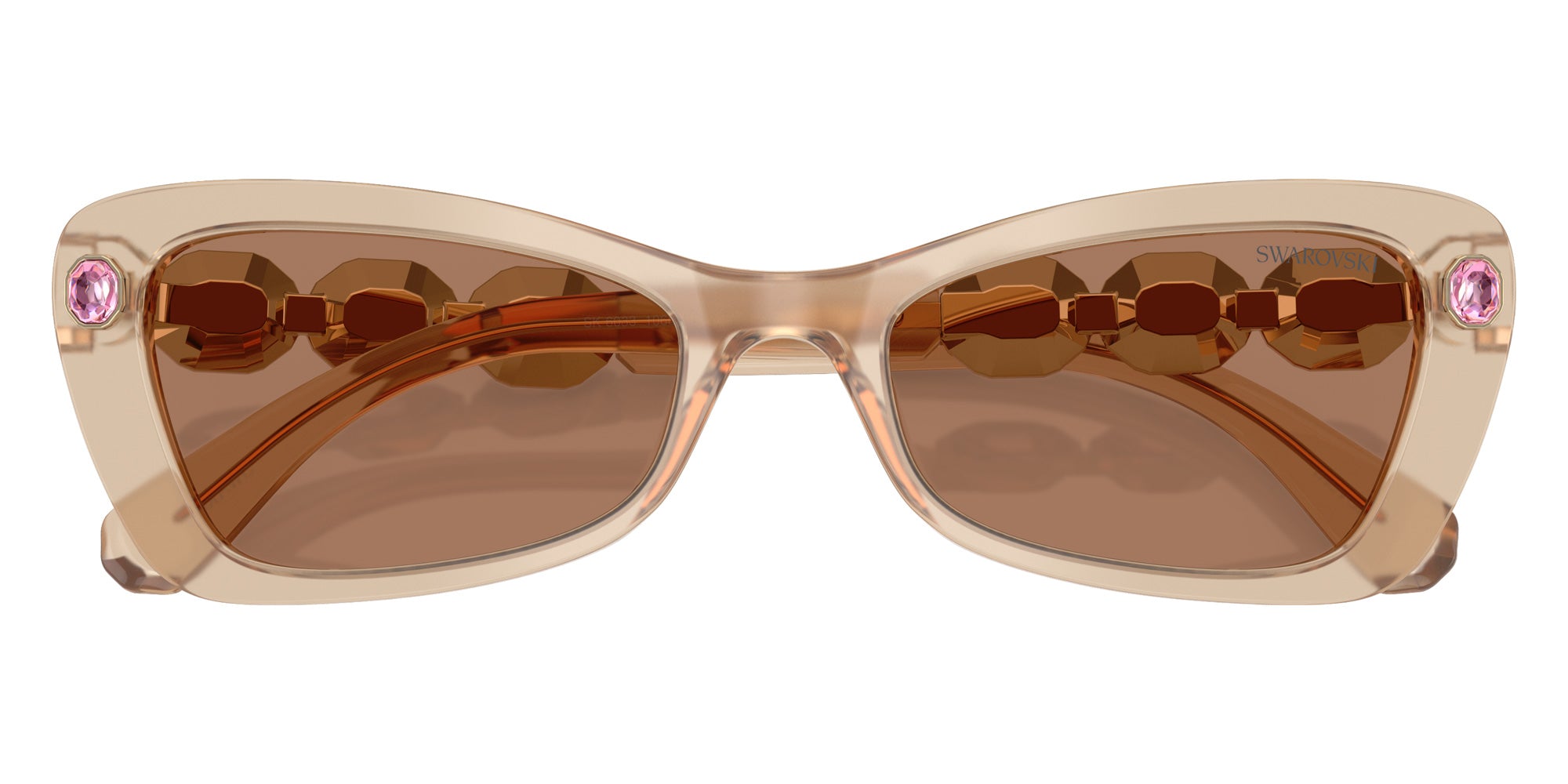 Swarovski SK6033 106673 54 - Milky Beige / Brown #id:sk6033106673_s:108120