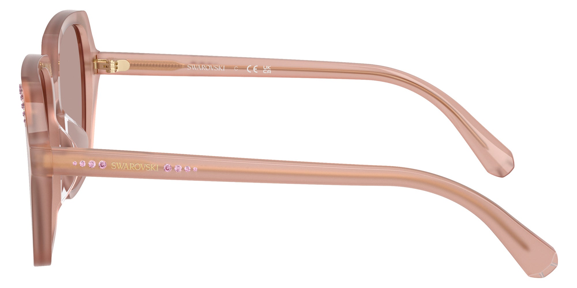 Swarovski SK6034D 10257N 56 - Milky Pink / Light Purple Brown #id:sk6034d10257n_s:102110
