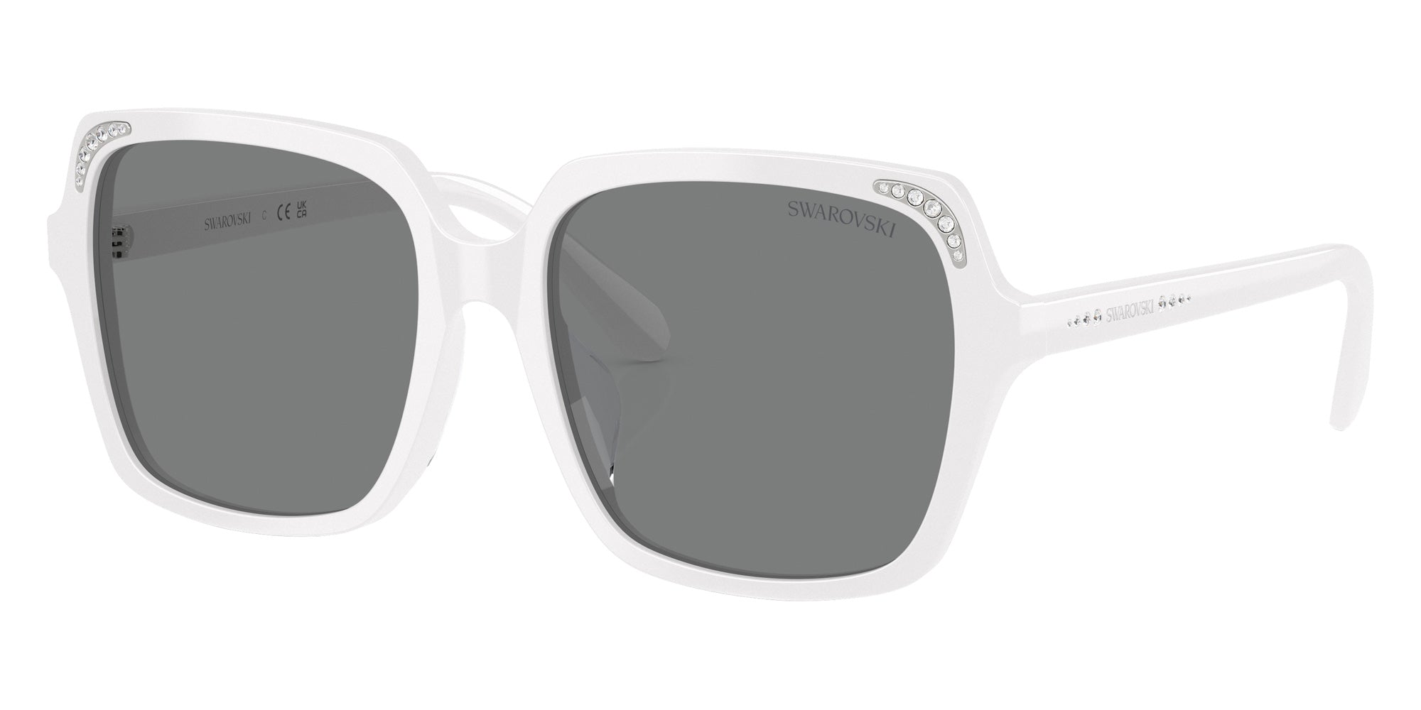 Swarovski SK6034D 105087 56 - White / Dark Gray #id:sk6034d105087_s:104105