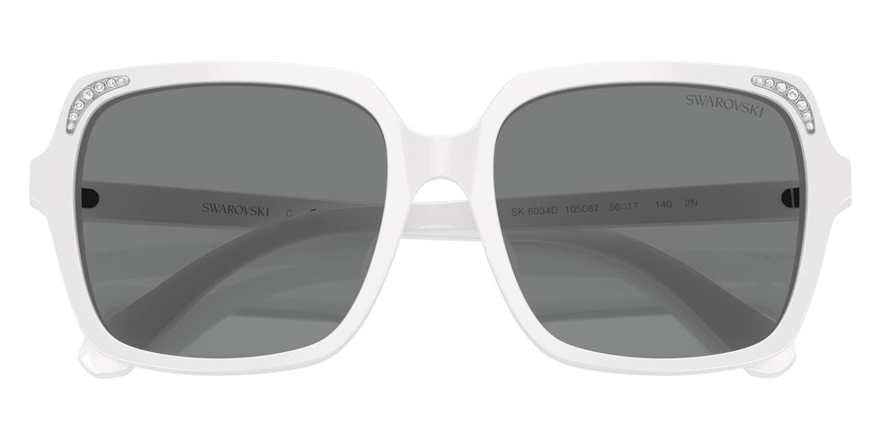 Swarovski SK6034D 105087 56 - White / Dark Gray #id:sk6034d105087_s:104120