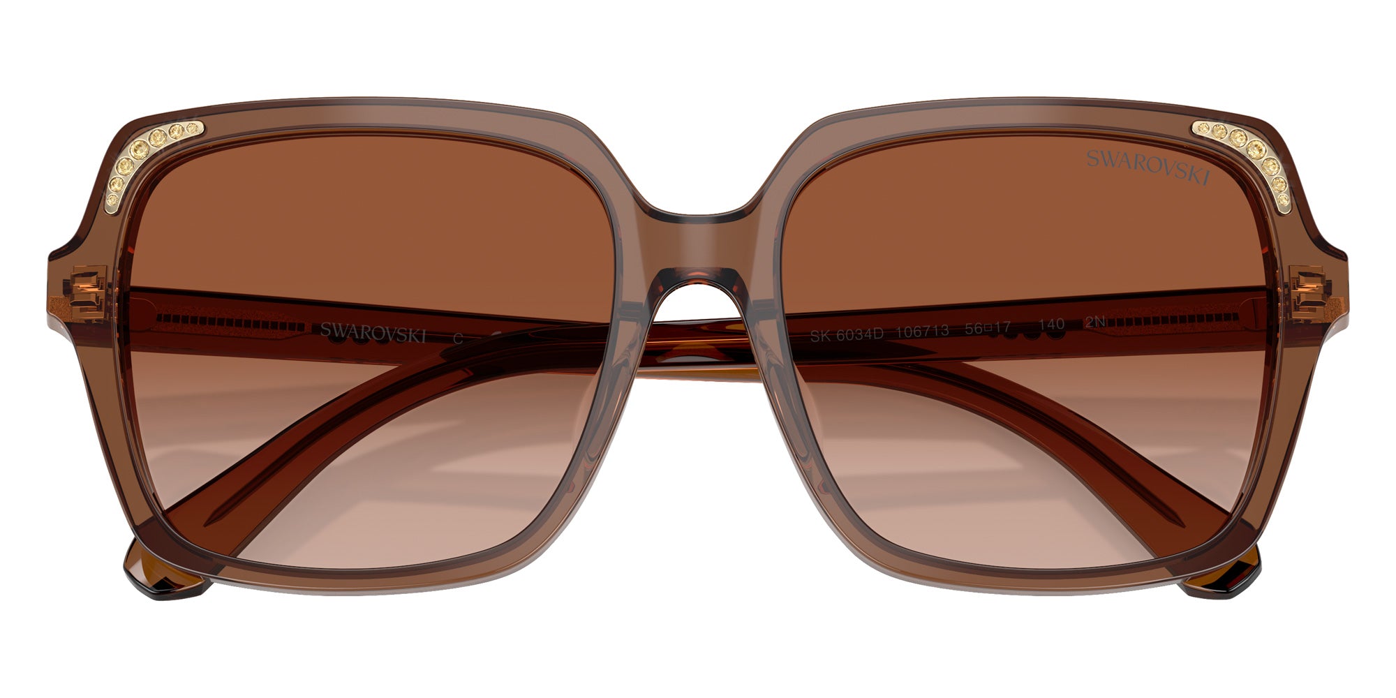 Swarovski SK6034D 106713 56 - Transparent Brown / Gradient Brown #id:sk6034d106713_s:106120