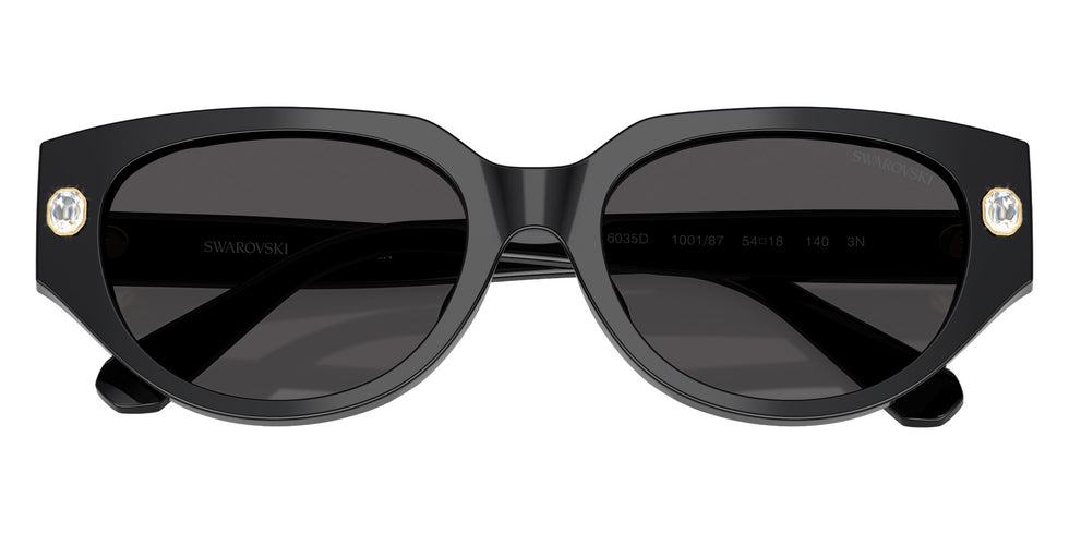 Swarovski SK6035D 100187 54 - Black / Dark Gray #id:sk6035d100187_s:100120