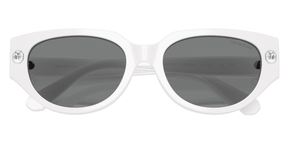 Swarovski SK6035D 105087 54 - White / Dark Gray #id:sk6035d105087_s:102120
