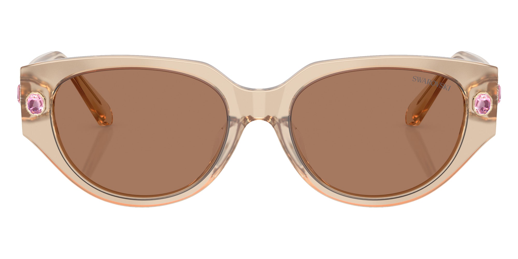 Swarovski SK6035D 106673 54 - Milky Beige / Brown #id:sk6035d106673_s:104100