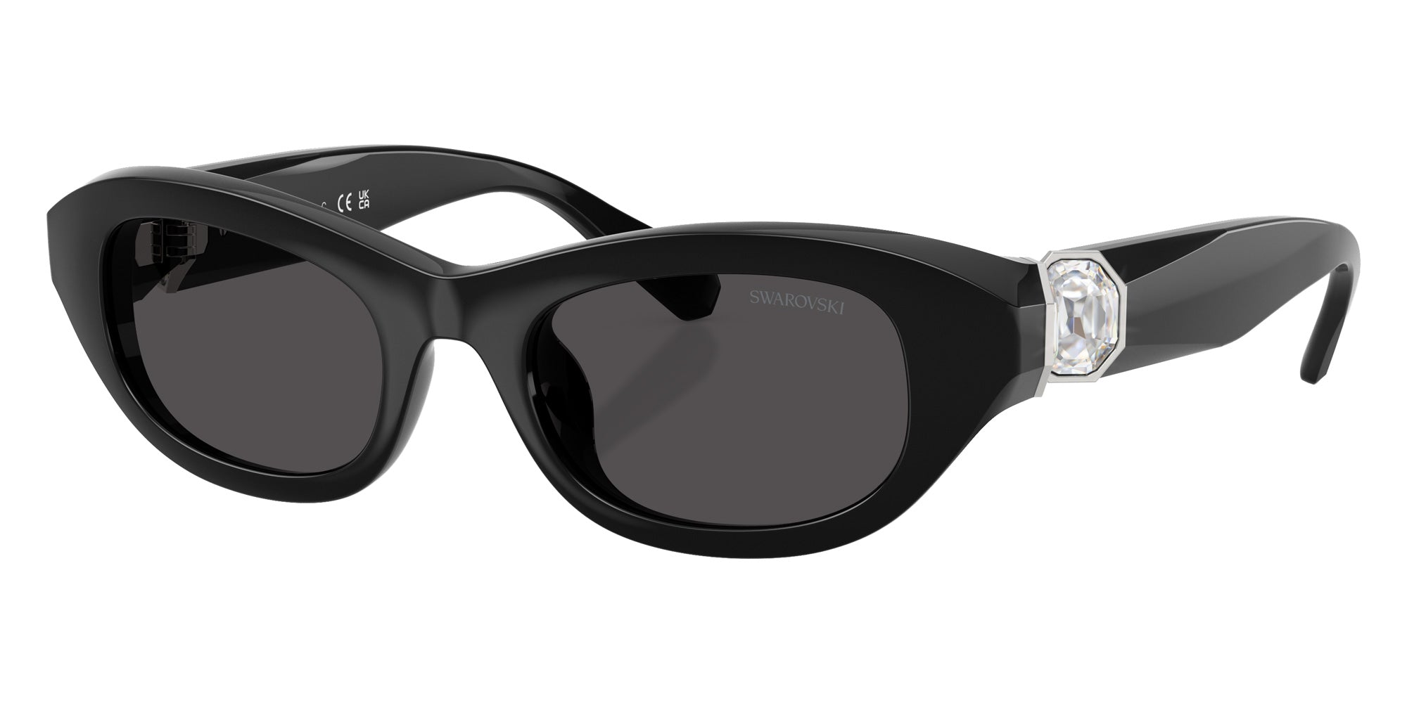 Swarovski SK6036U 103887 50 - Black / Dark Gray #id:sk6036u103887_s:102105