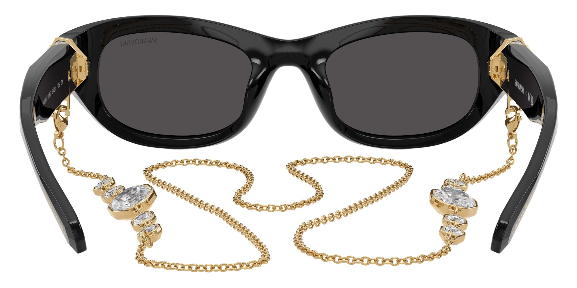 Swarovski SK6036U 107687 50 - Black / Dark Gray #id:sk6036u107687_s:108115