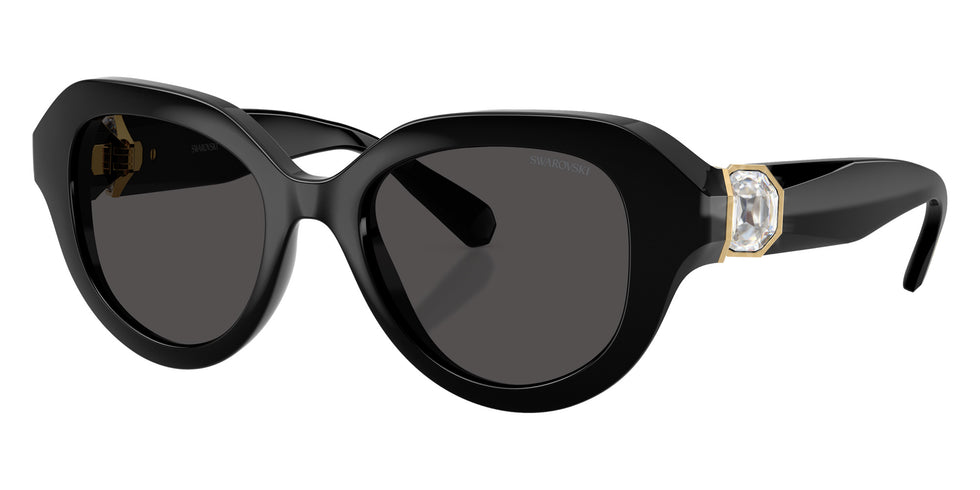 Swarovski SK6037F 100187 52 - Black / Dark Gray #id:sk6037f100187_s:100105