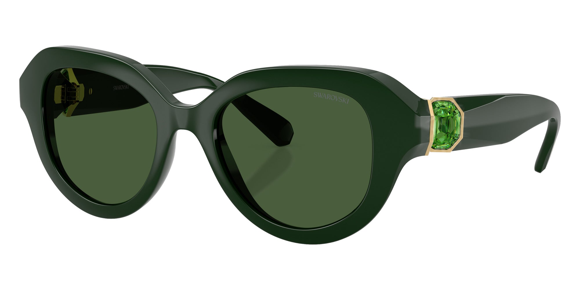 Swarovski SK6037F 102671 52 - Solid Green / Dark Green #id:sk6037f102671_s:104105