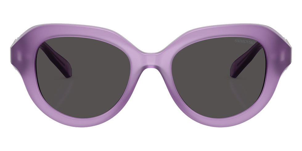 Swarovski SK6037F 107587 52 - Milky Lilac / Dark Gray #id:sk6037f107587_s:106100