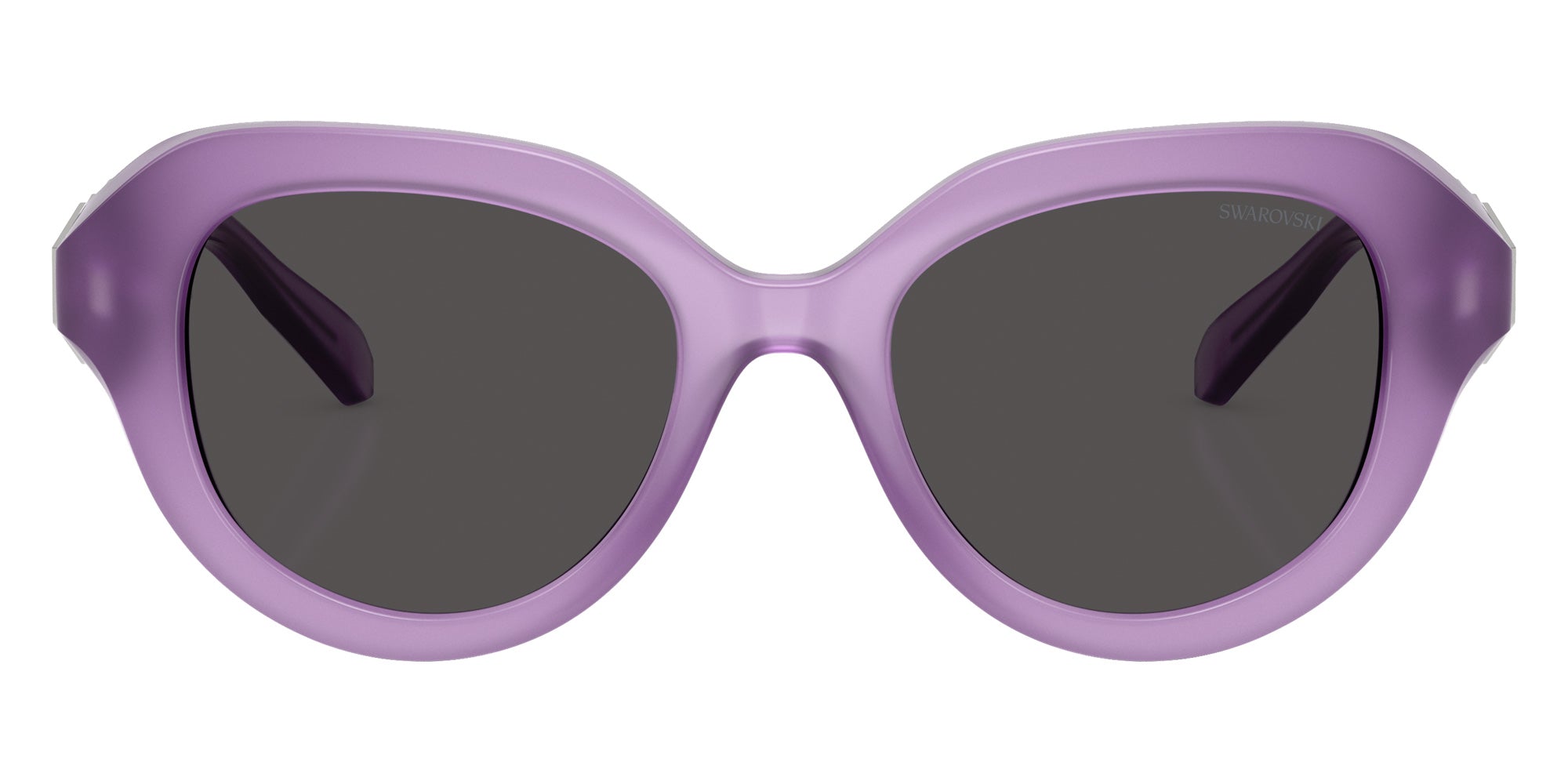 Swarovski SK6037F 107587 52 - Milky Lilac / Dark Gray #id:sk6037f107587_s:106100