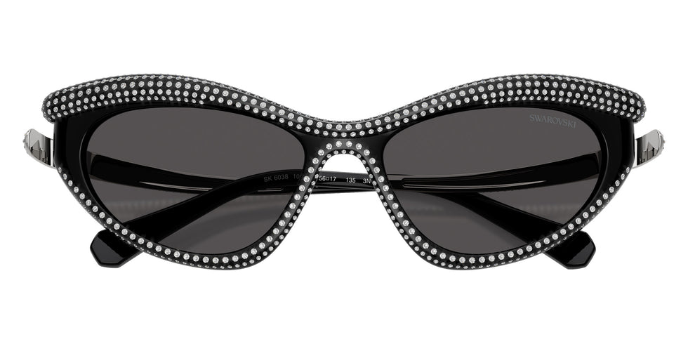 Swarovski SK6038 100187 56 - Black / Dark Gray #id:sk6038100187_s:100120