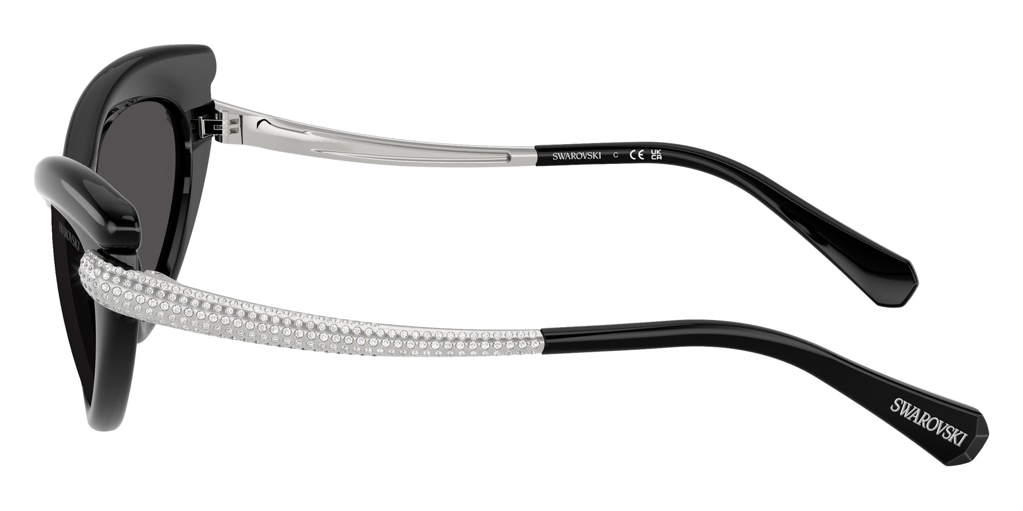 Swarovski SK6038 103887 56 - Black / Dark Gray #id:sk6038103887_s:102110