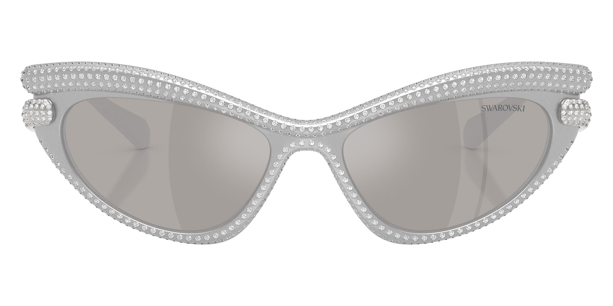 Swarovski SK6038 10596G 56 - Silver / Light Gray Mirrored Silver #id:sk603810596g_s:106100