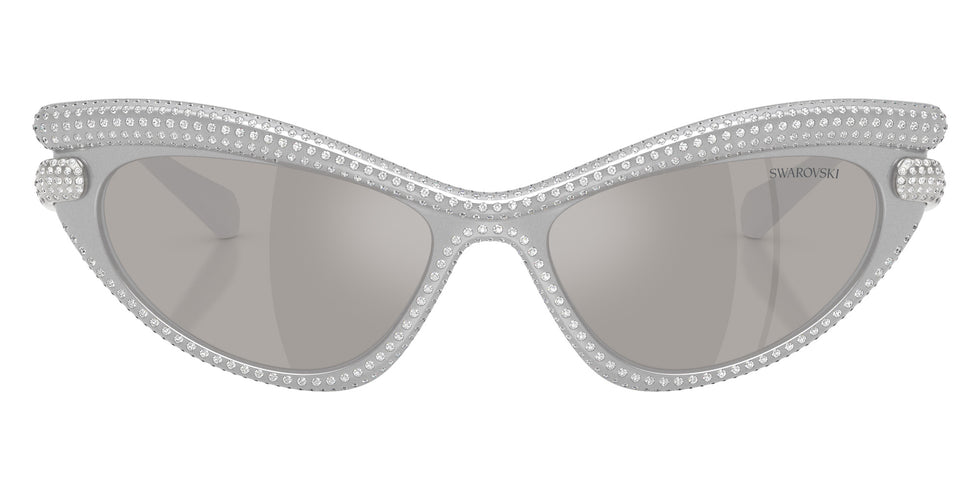Swarovski SK6038 10596G 56 - Silver / Light Gray Mirrored Silver #id:sk603810596g_s:106100