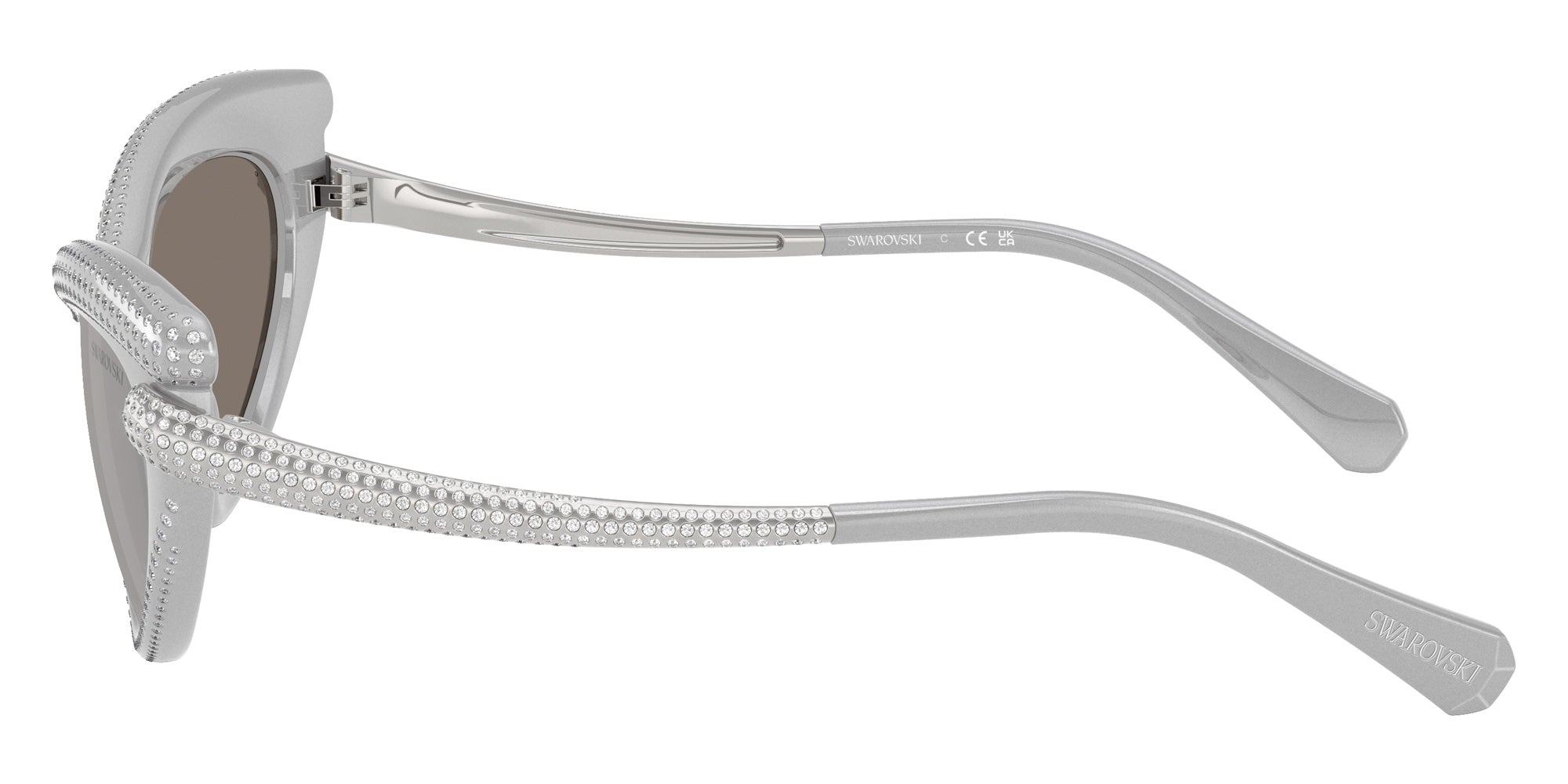 Swarovski SK6038 10596G 56 - Silver / Light Gray Mirrored Silver #id:sk603810596g_s:106110