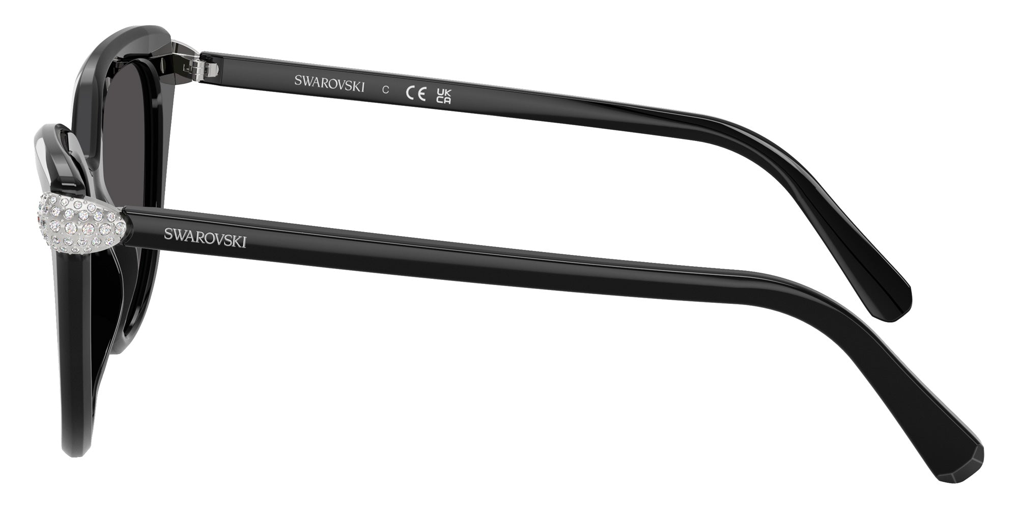 Swarovski SK6039 100187 56 - Black / Dark Gray #id:sk6039100187_s:100110