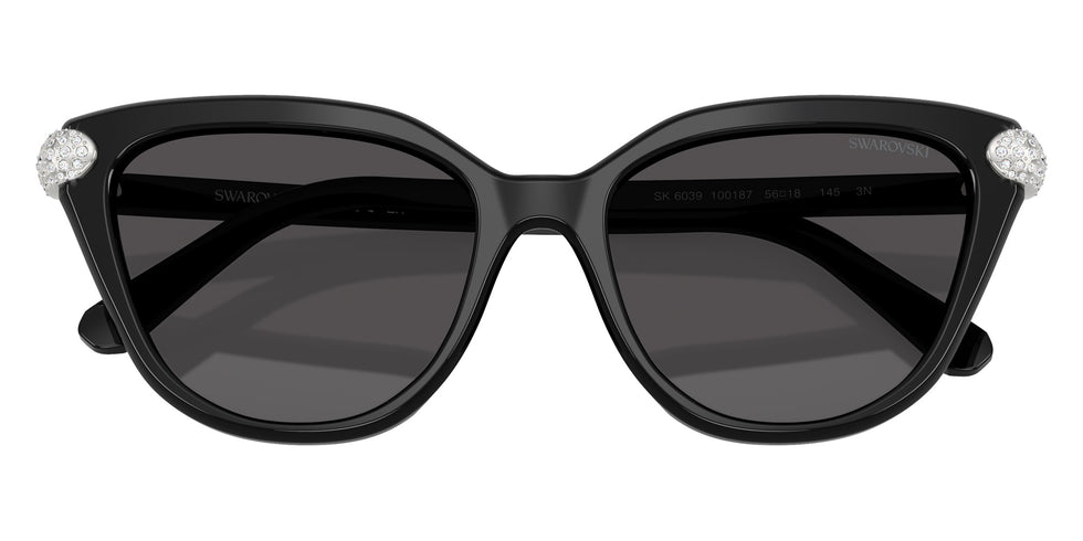 Swarovski SK6039 100187 56 - Black / Dark Gray #id:sk6039100187_s:100120