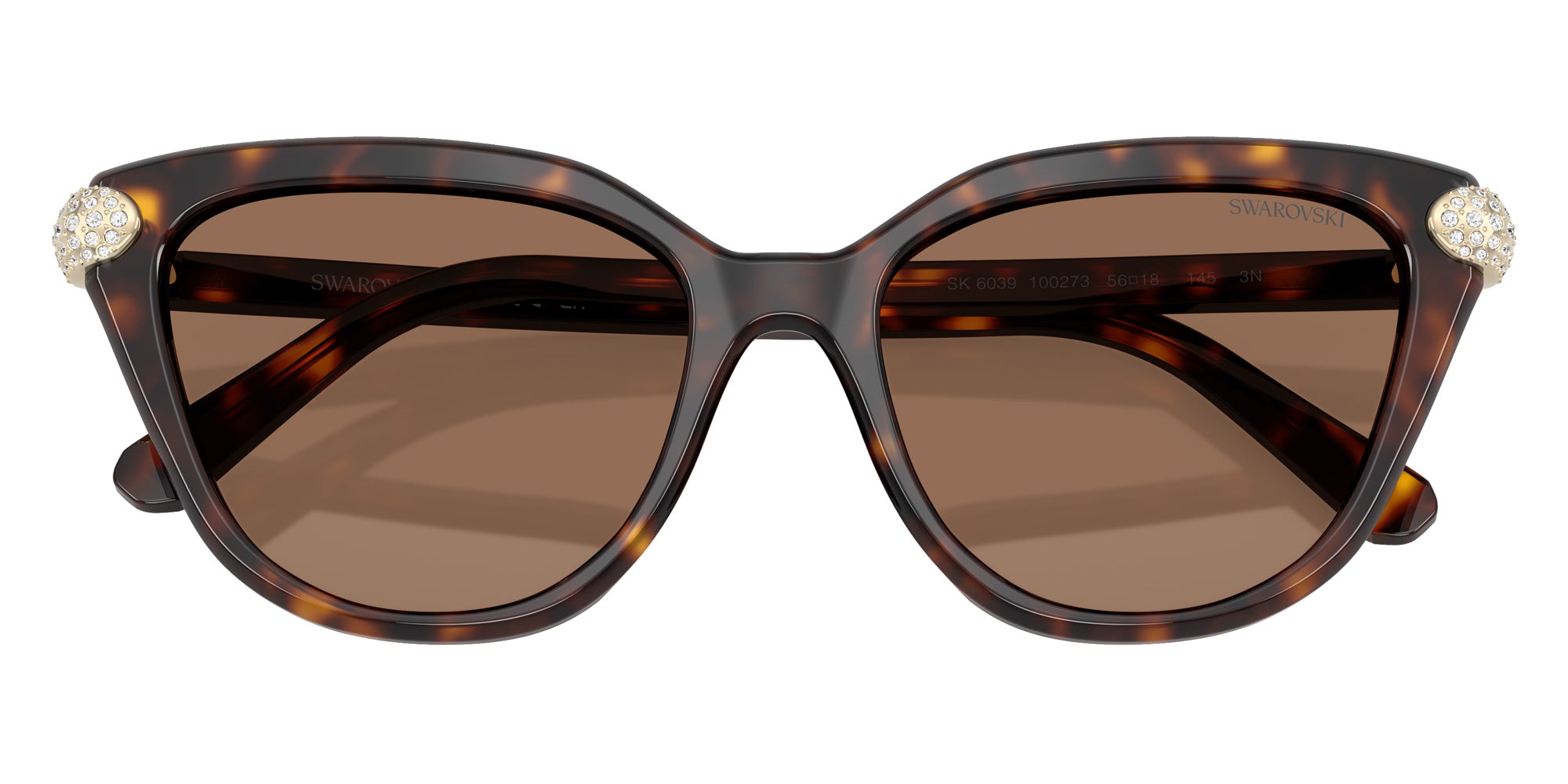 Swarovski SK6039 100273 56 - Havana / Dark Brown #id:sk6039100273_s:102120