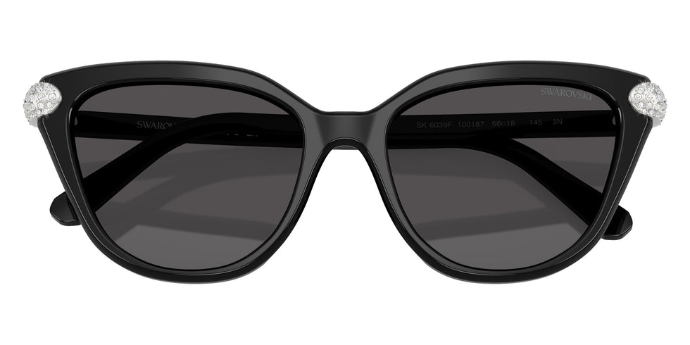 Swarovski SK6039F 100187 56 - Black / Dark Gray #id:sk6039f100187_s:100120