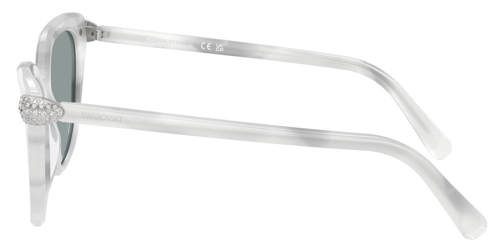 Swarovski SK6039F 1042/1 56 - White Havana / Dark Gray #id:sk6039f10421_s:104110