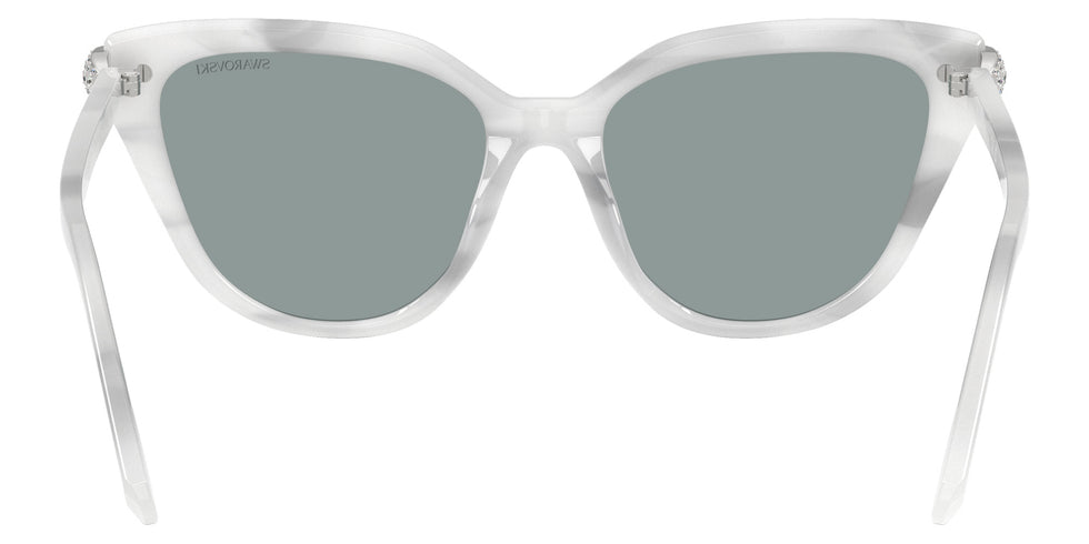 Swarovski SK6039F 1042/1 56 - White Havana / Dark Gray #id:sk6039f10421_s:104115