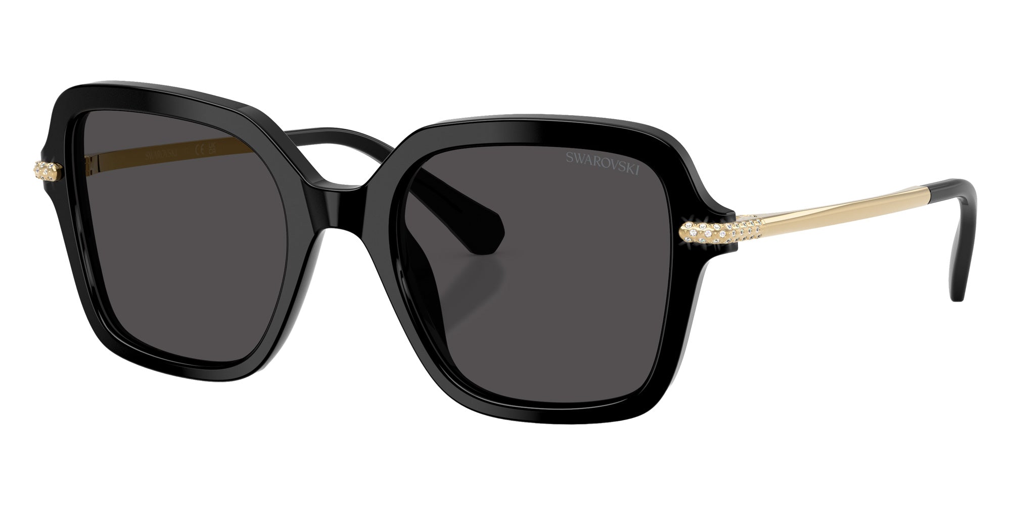 Swarovski SK6040 100187 50 - Black / Dark Gray #id:sk6040100187_s:100105