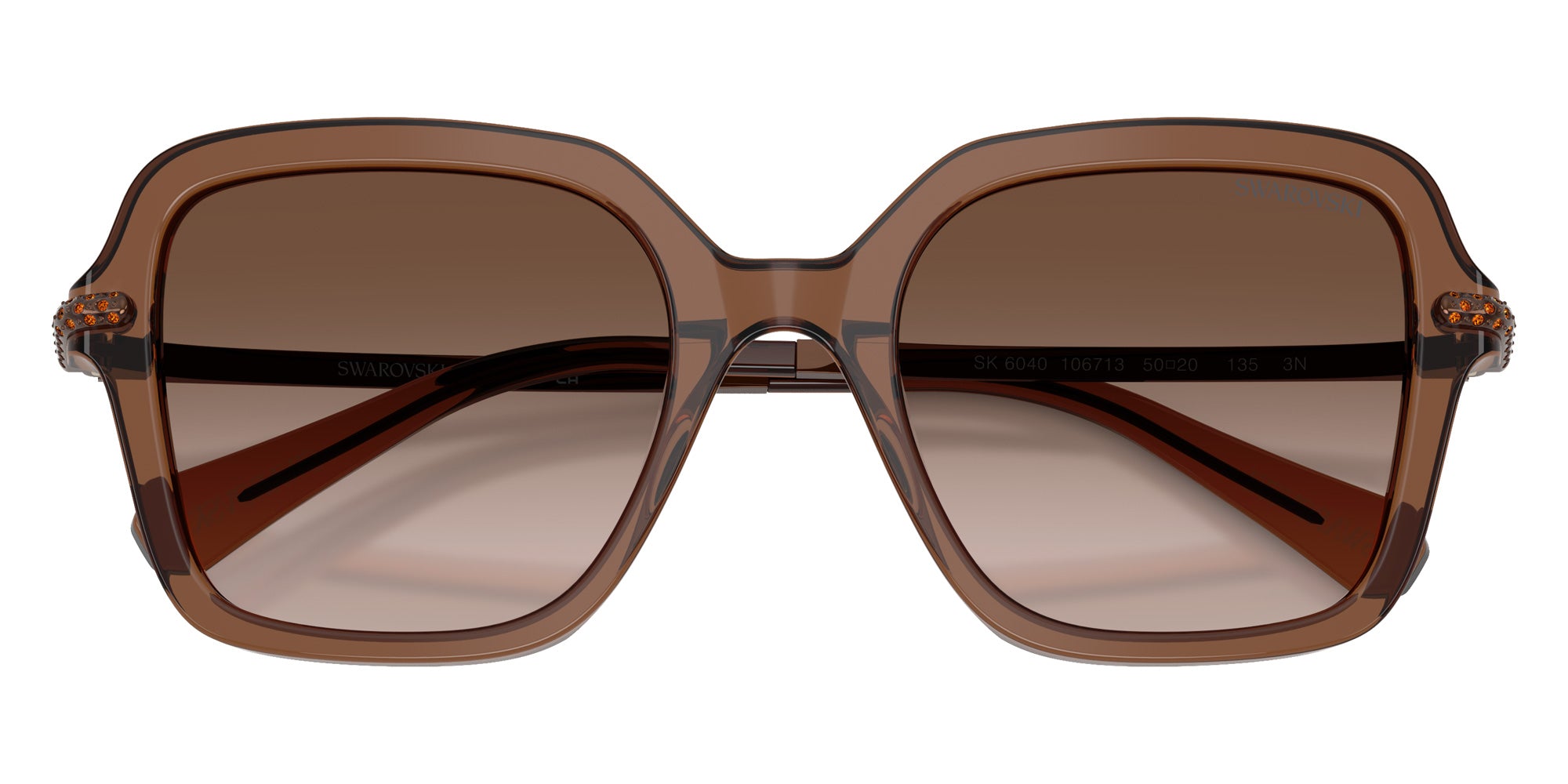 Swarovski SK6040 106713 50 - Transparent Brown / Brown Gradient #id:sk6040106713_s:106120