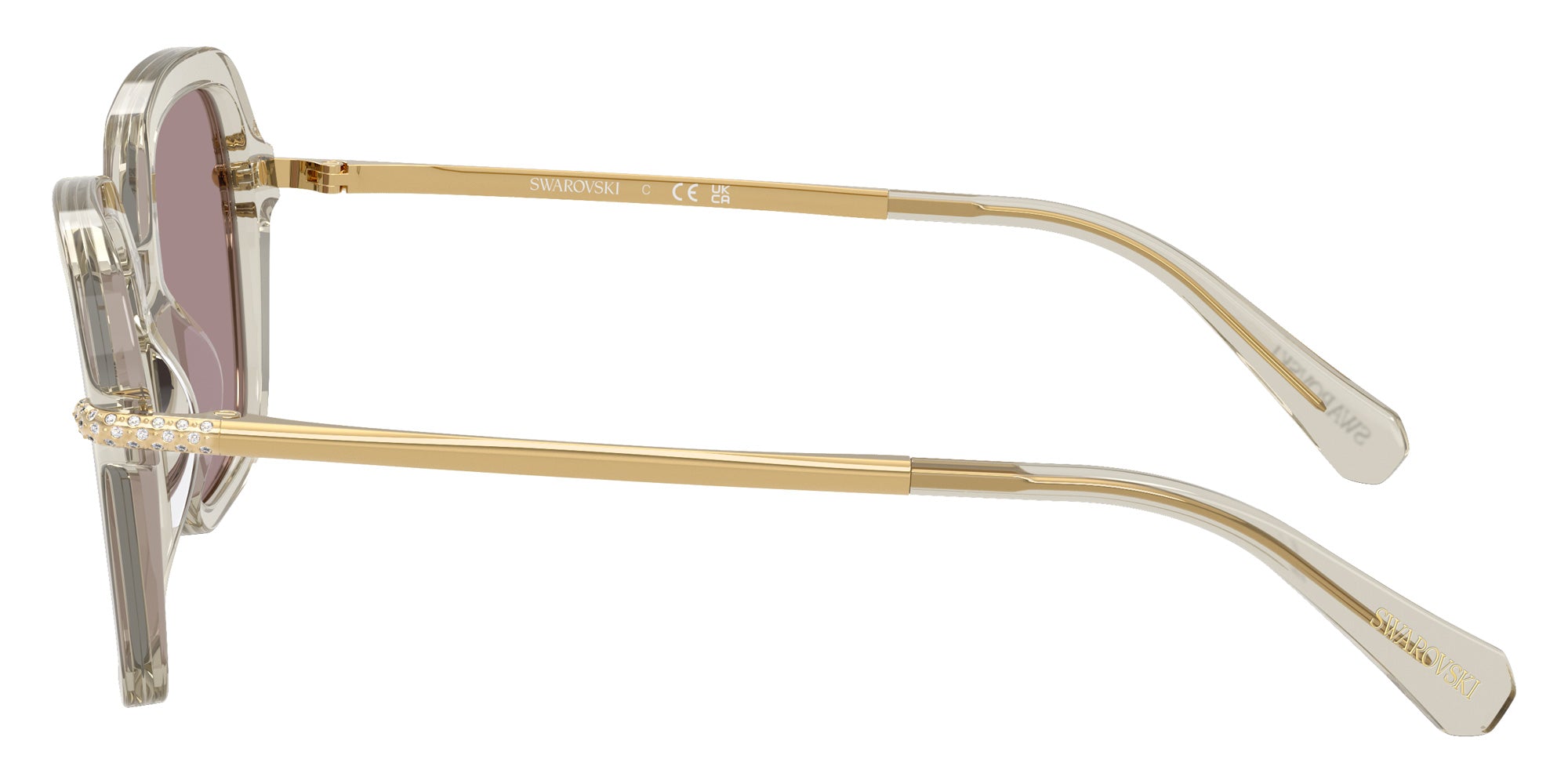 Swarovski SK6040 3003LA 50 - Transparent Beige / Violet #id:sk60403003la_s:112110