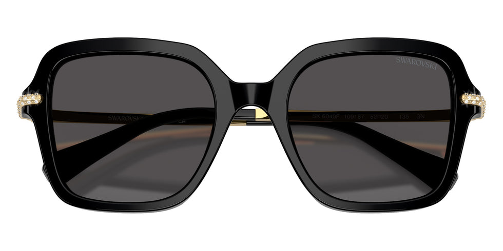 Swarovski SK6040F 100187 52 - Black / Dark Gray #id:sk6040f100187_s:100120