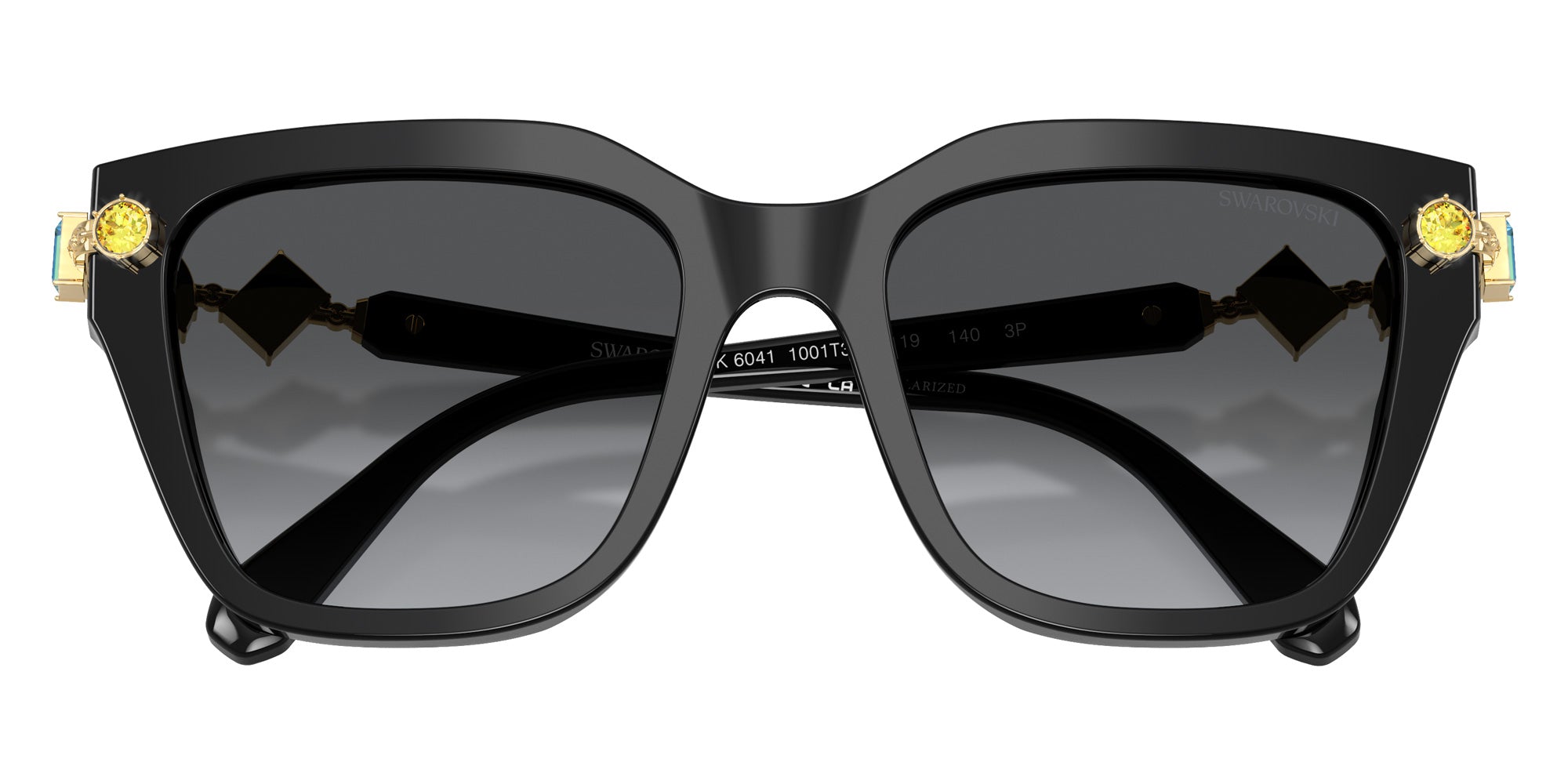 Swarovski SK6041 1001T3 53 - Black / Polarized Gray Gradient #id:sk60411001t3_s:102120