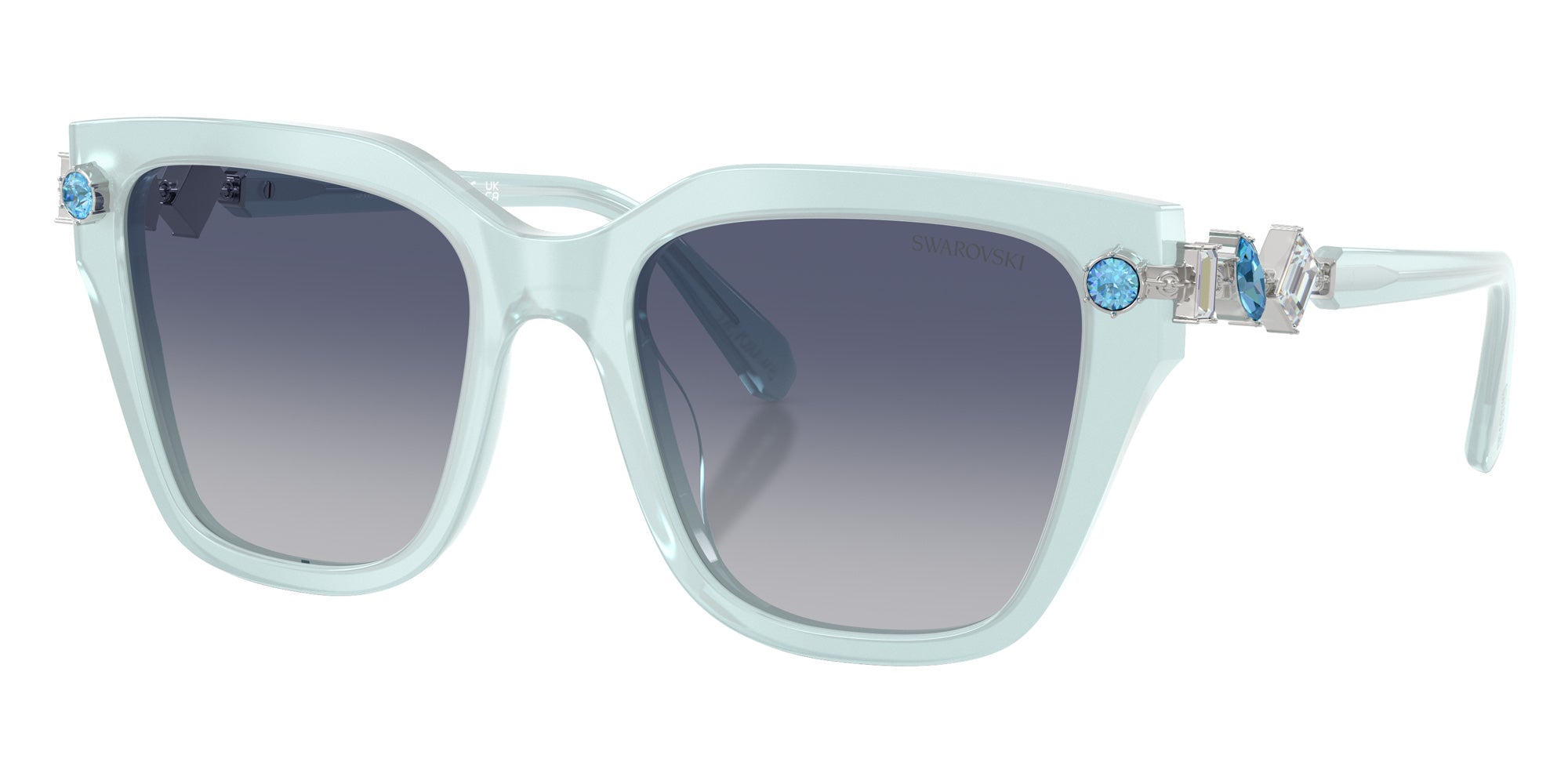 Swarovski SK6041 10244L 53 - Transparent Light Blue / Gradient Blue #id:sk604110244l_s:106105