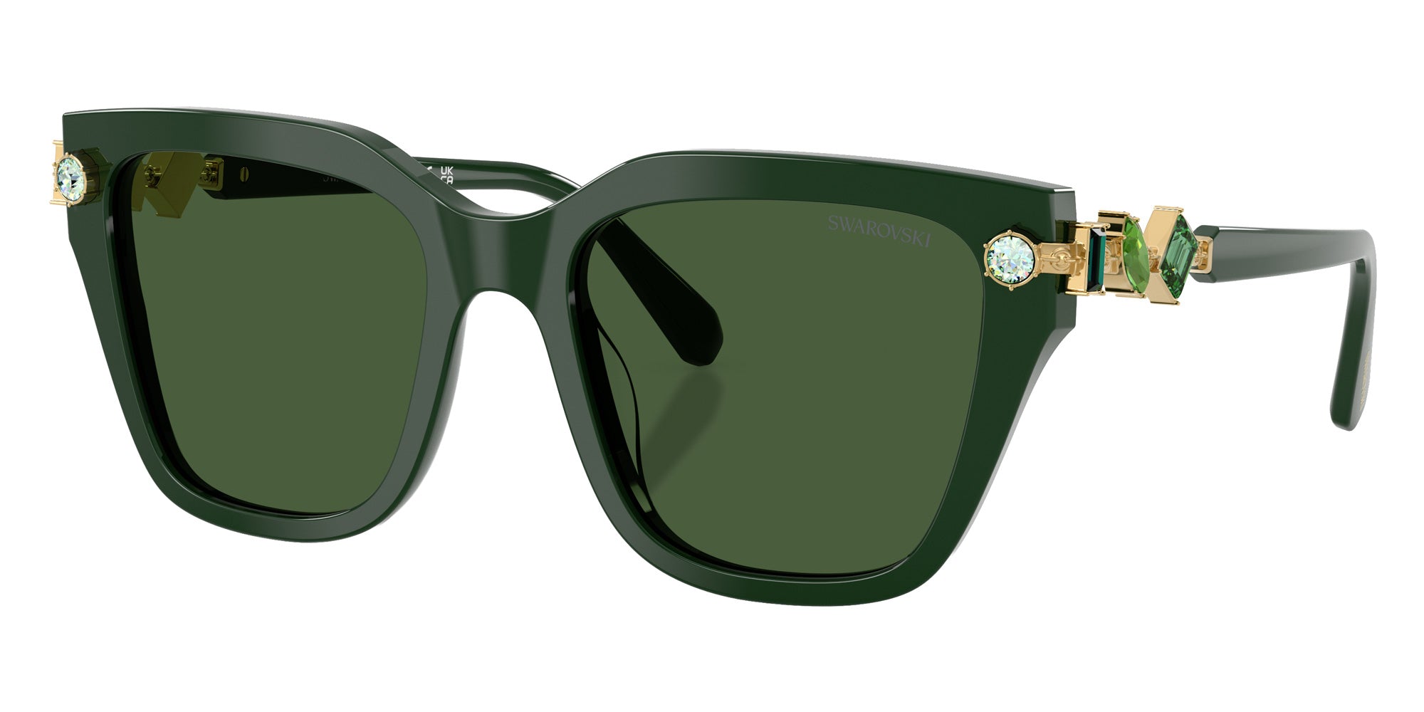 Swarovski SK6041 102671 53 - Dark Green / Dark Green #id:sk6041102671_s:108105