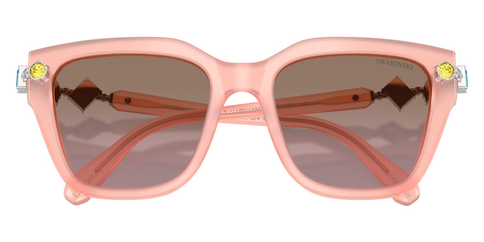 Swarovski SK6041 104114 53 - Milky Pink / Gradient Brown Gradient Pink Mirrored #id:sk6041104114_s:110120