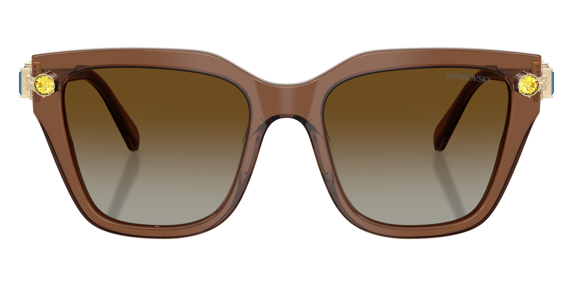 Swarovski SK6041 1067T5 53 - Transparent Brown / Gradient Brown Polarized #id:sk60411067t5_s:112100