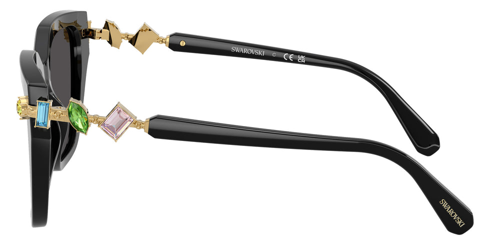 Swarovski SK6041F 100187 53 - Black / Dark Gray #id:sk6041f100187_s:100110