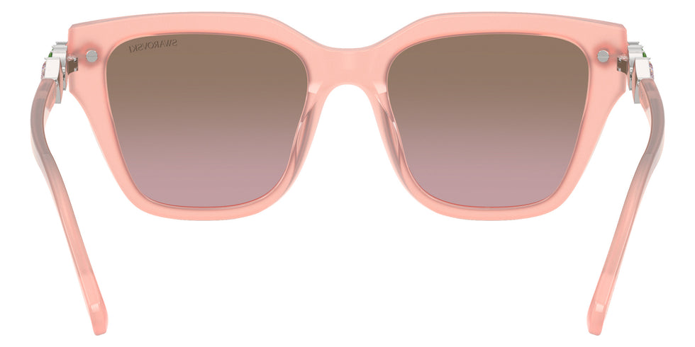 Swarovski SK6041F 104114 53 - Milky Pink / Dark Brown Dark Pink Grad Mirrored #id:sk6041f104114_s:106115