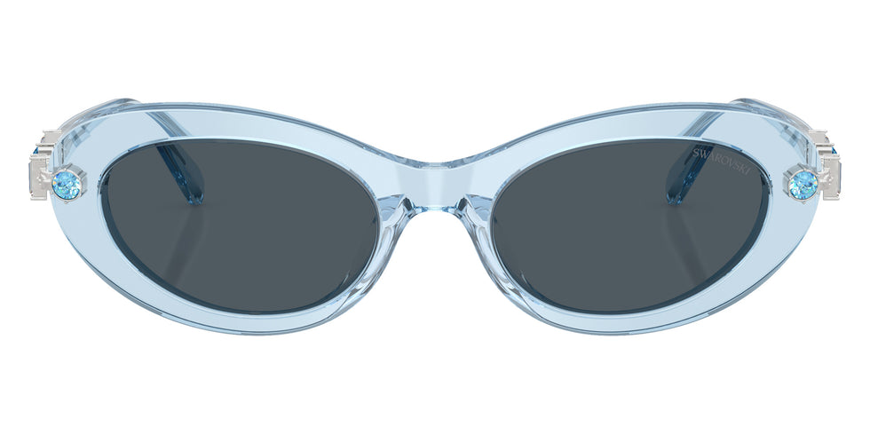 Swarovski SK6042 107887 53 - Transparent Light Blue / Dark Gray #id:sk6042107887_s:102100